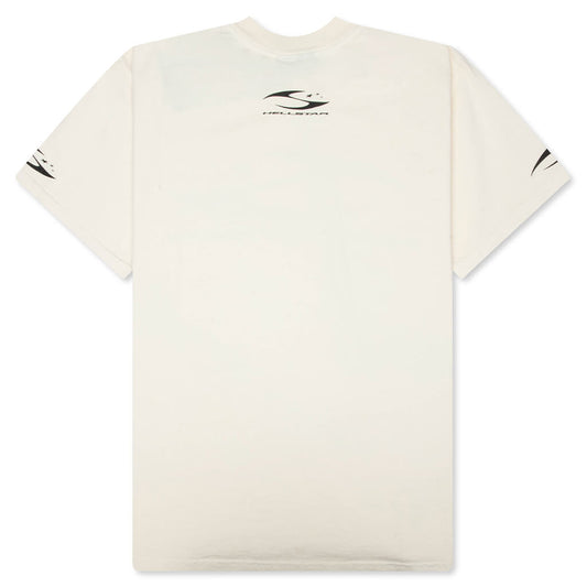 H Cursive Logo T-Shirt - White