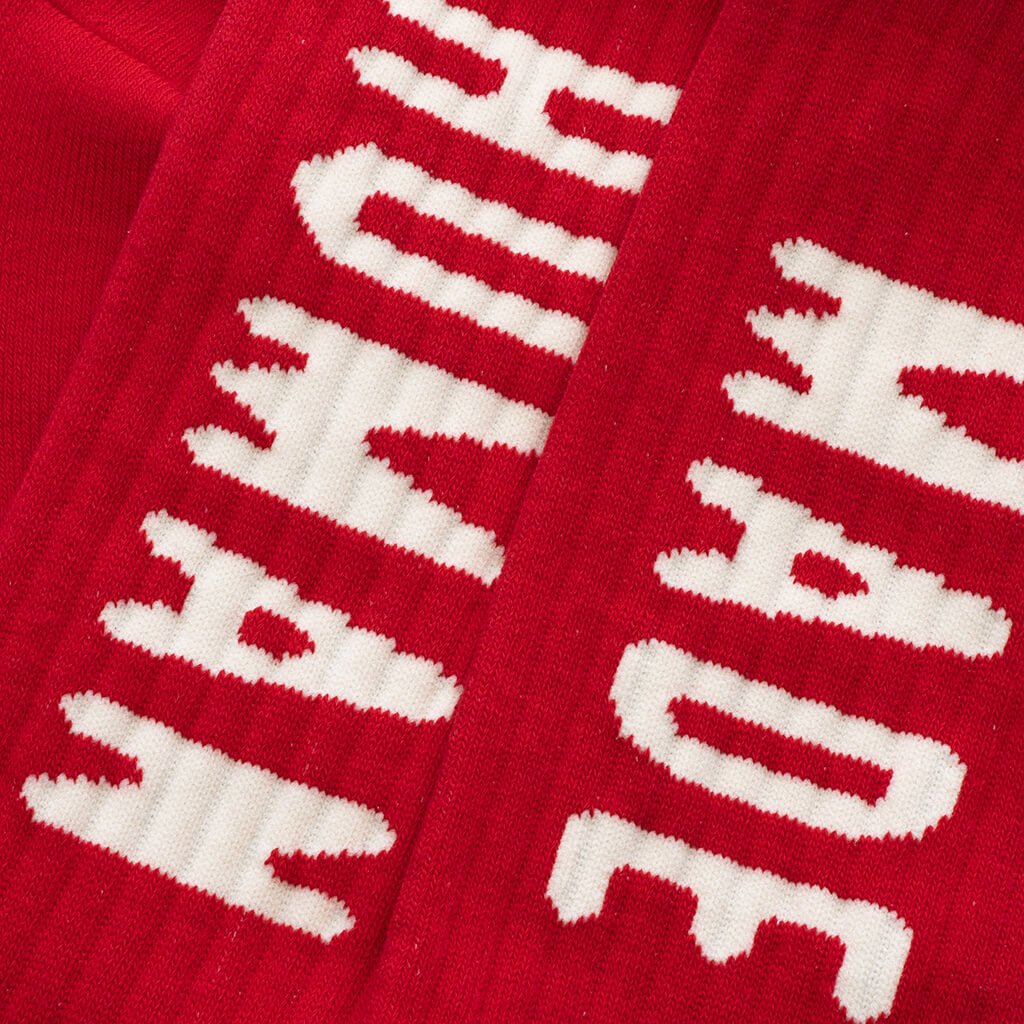 HM Logo Socks - Red