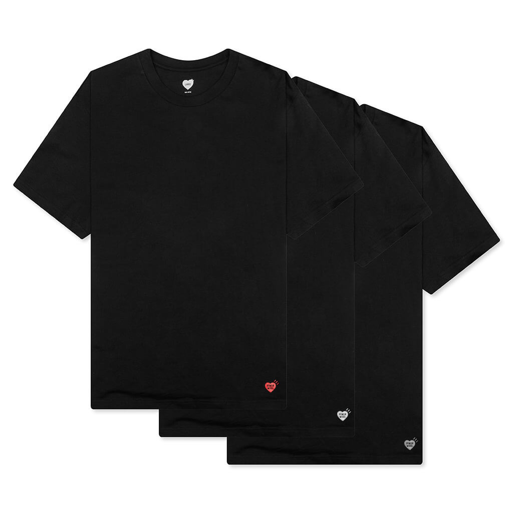 3-Pack T-Shirt Set - Black