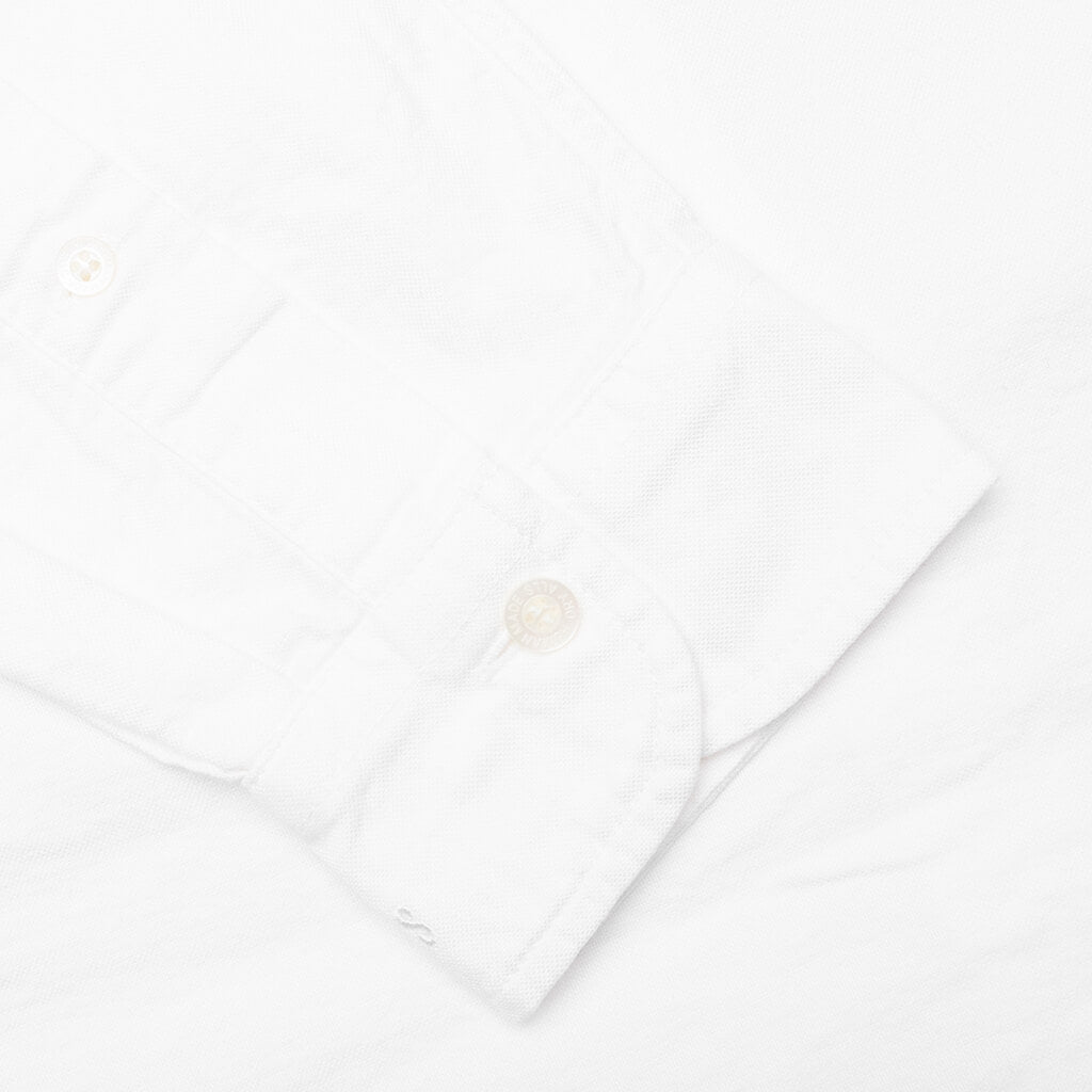 Oxford B.D L/S Shirt - White