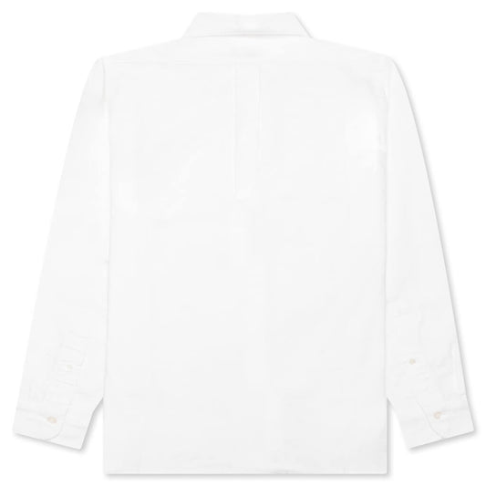 Oxford B.D L/S Shirt - White