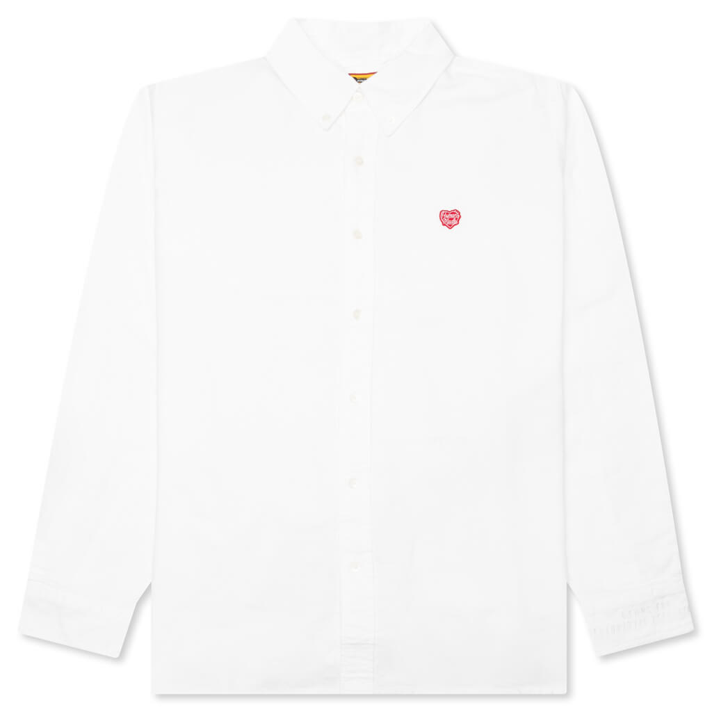 Oxford B.D L/S Shirt - White