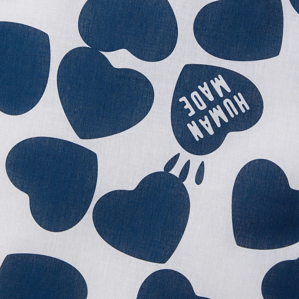 Big Heart Bandana - Navy