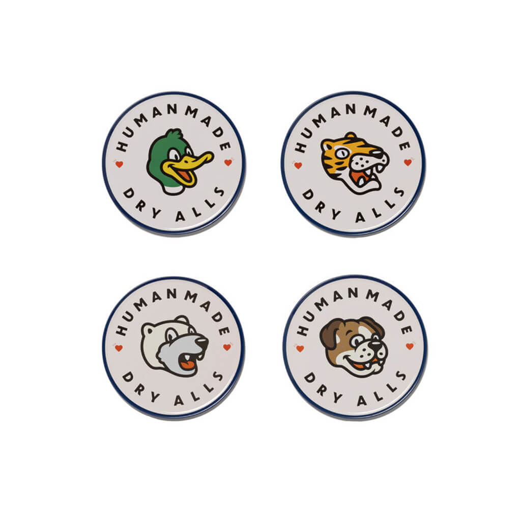 Animal Coaster Set - White