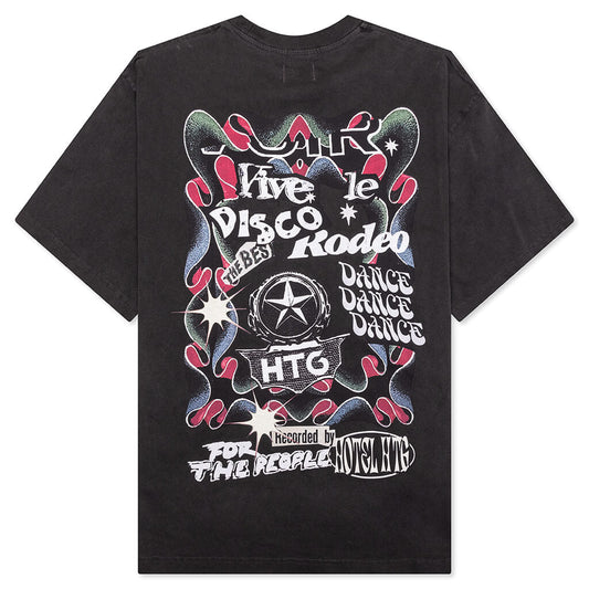 HTG Hotel Collage S/S Tee - Black