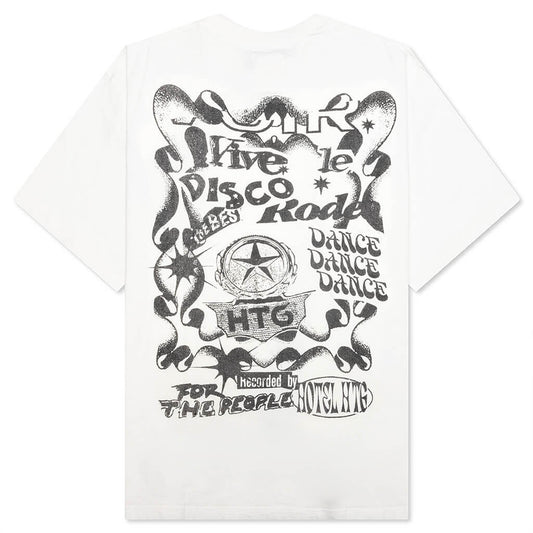 HTG Hotel Collage S/S Tee - White