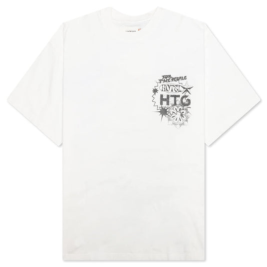 HTG Hotel Collage S/S Tee - White