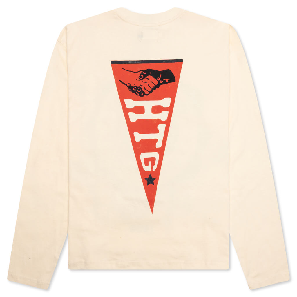 HTG Seal Logo L/S Tee - Bone