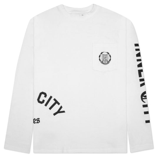 Angelino L/S Tee - White