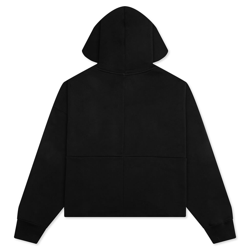 Heavyweight Fleece Oversized Hoodie - Black