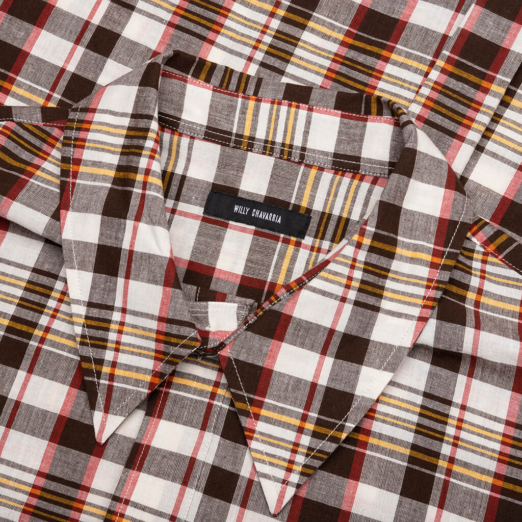 Hacienda S/S Shirt - Brown Check