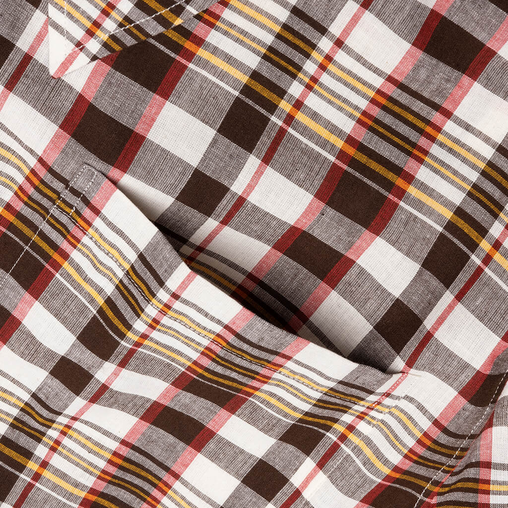 Hacienda S/S Shirt - Brown Check