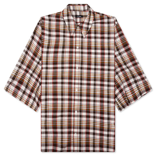 Hacienda S/S Shirt - Brown Check