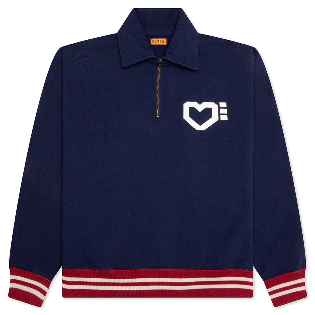 Half-Zip Sweatshirt - Navy