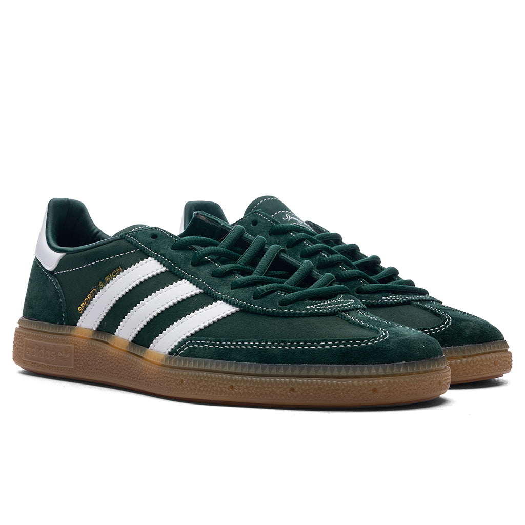 adidas Originals x Sporty & Rich Handball Spezial - Dark Green/Cloud White/Gum