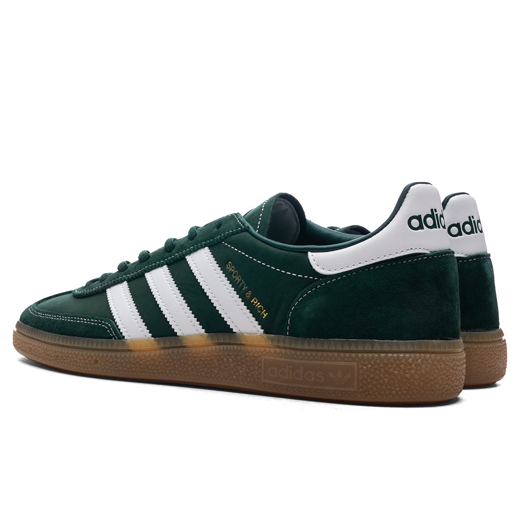adidas Originals x Sporty & Rich Handball Spezial - Dark Green/Cloud White/Gum