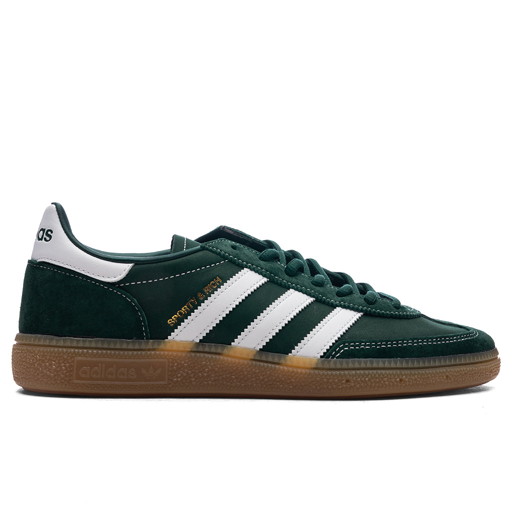 adidas Originals x Sporty & Rich Handball Spezial - Dark Green/Cloud White/Gum