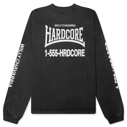 Hardcore L/S Tee - Black Beauty