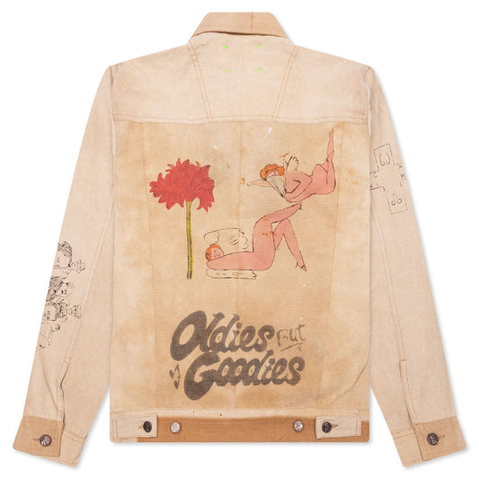 Harrison Reconstructed Trucker Jacket - Multi