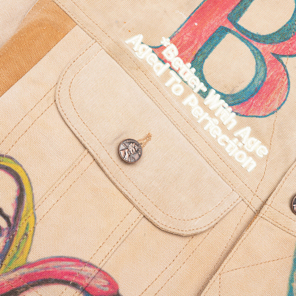 Harrison Reconstructed Trucker Jacket - Multi