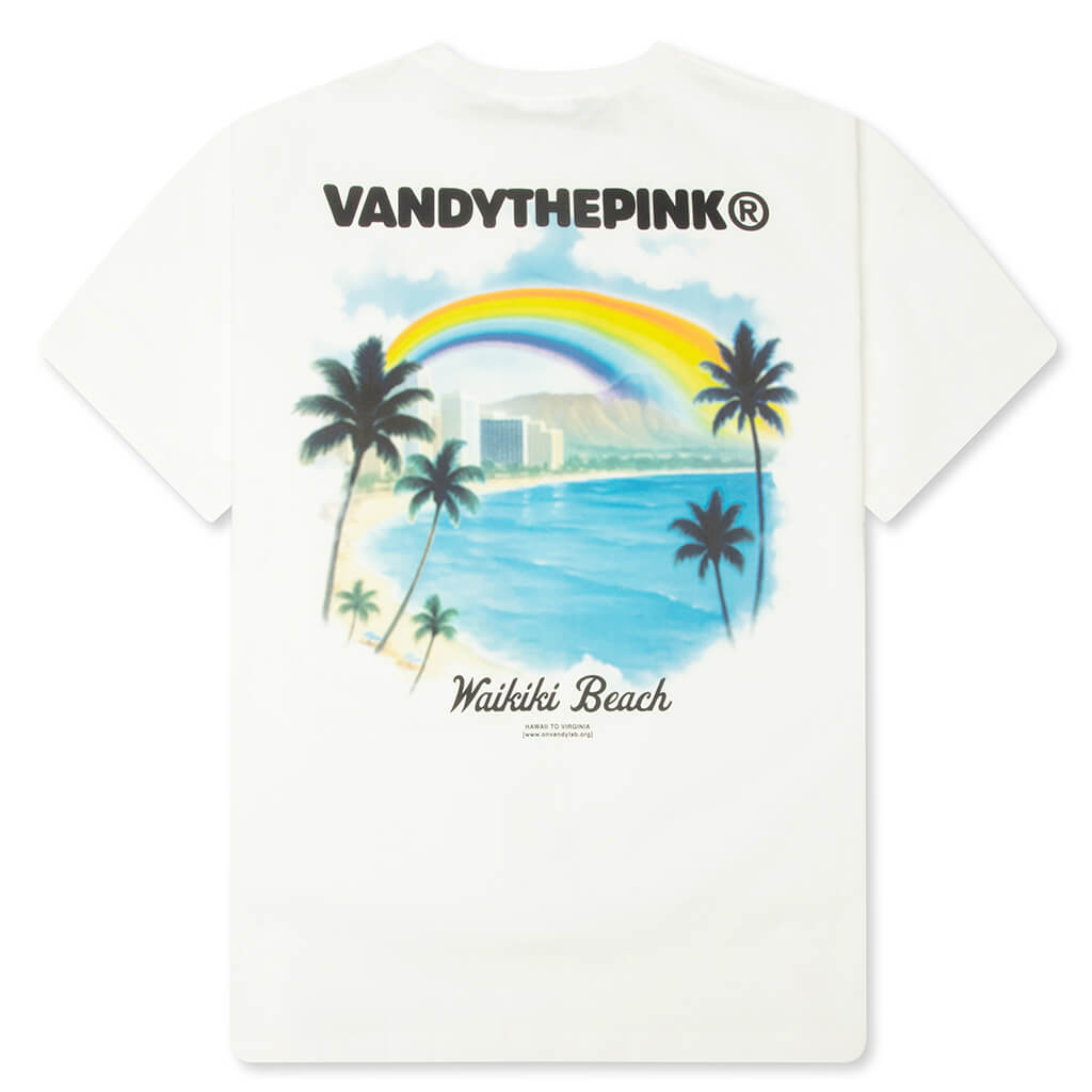 Hawaii Eye Logo Tee - White
