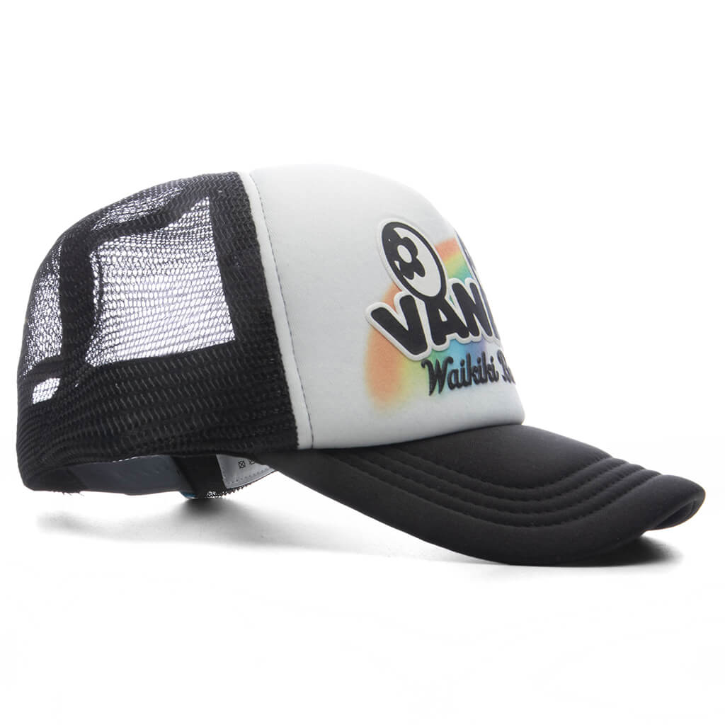 Hawaii Eye Logo Trucker Hat - Black