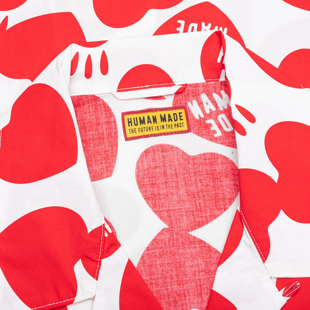 Heart Aloha Shirt - White