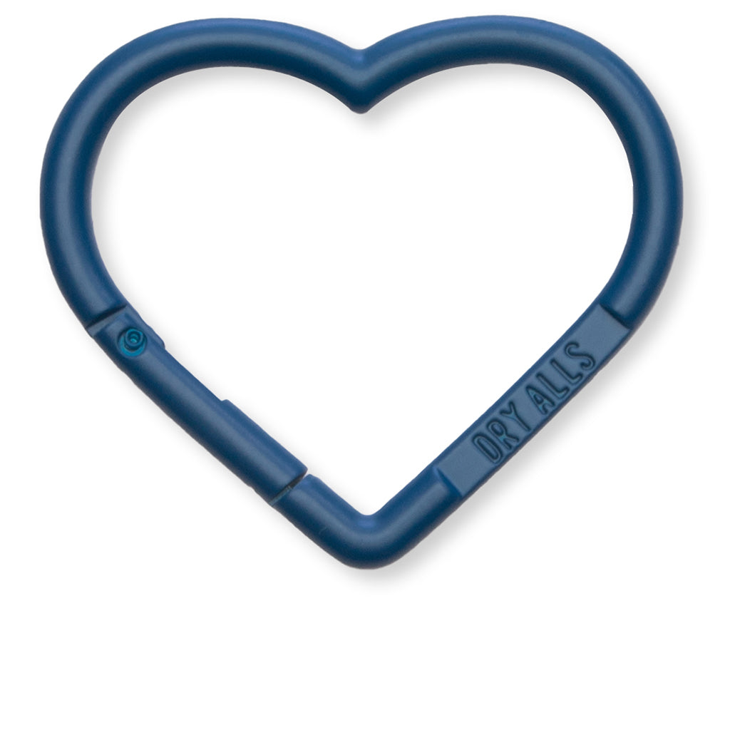 Heart Carabiner - Blue