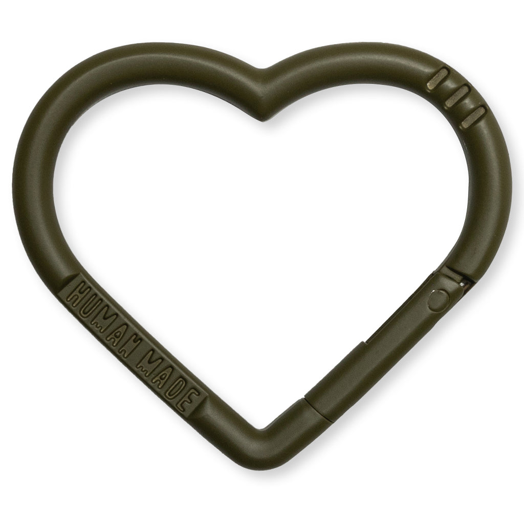 Heart Carabiner - Olive Drab
