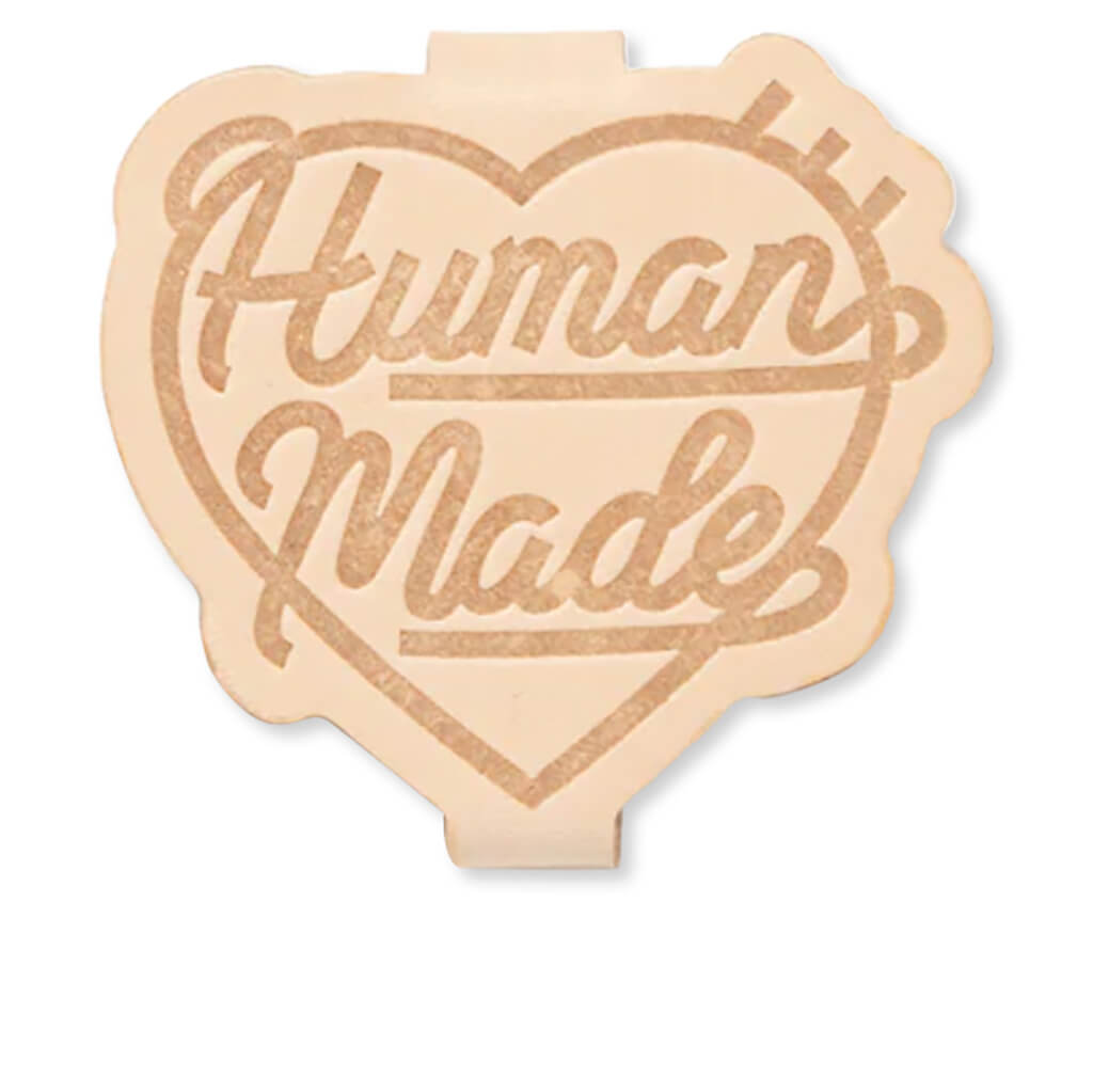 Heart Compact Mirror - Beige