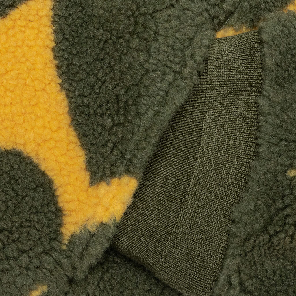 Heart Fleece Jacket - Olive Drab