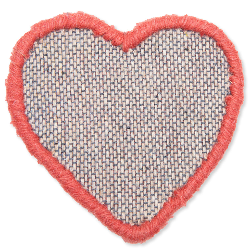 Heart Rug Coaster - Red