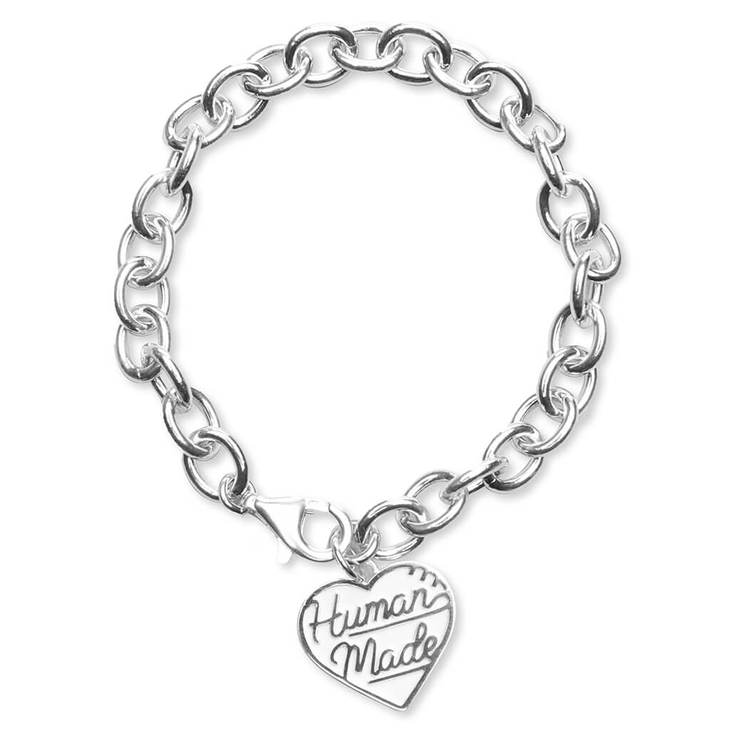 Heart Silver Bracelet - Silver