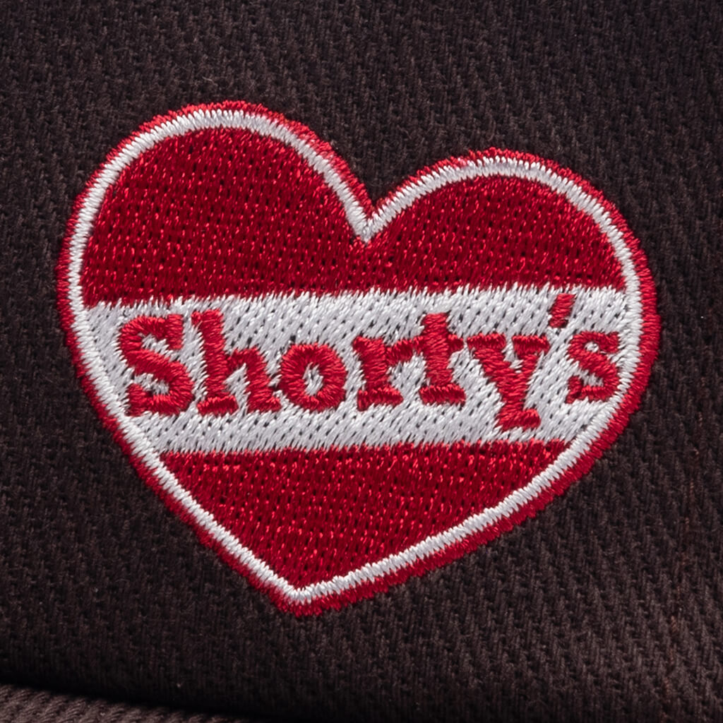 Heart Snapback - Brown