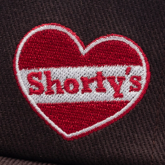 Heart Snapback - Brown