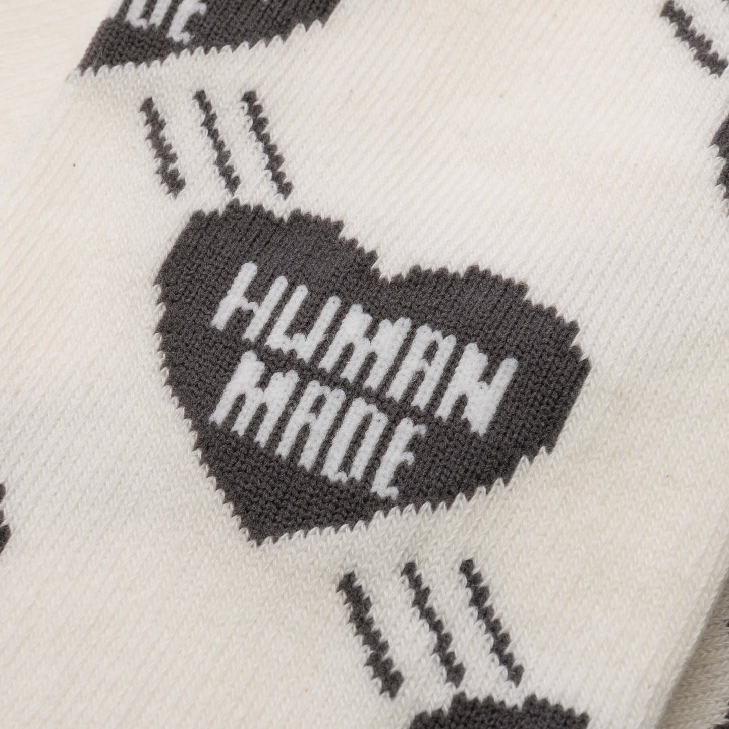 Heart Socks - Grey