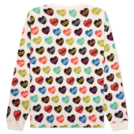 Heart Thermal Long Sleeve - Natural