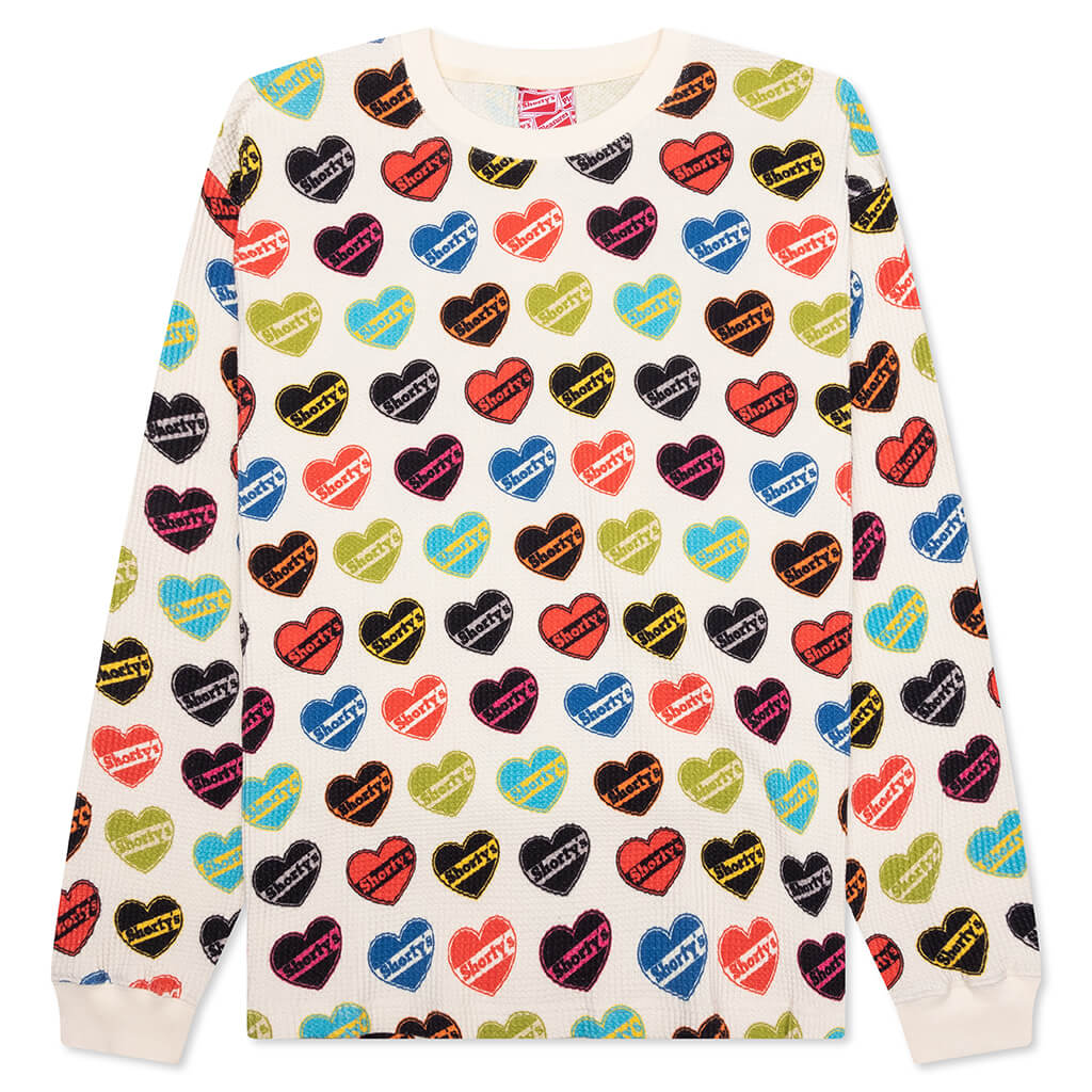 Heart Thermal Long Sleeve - Natural