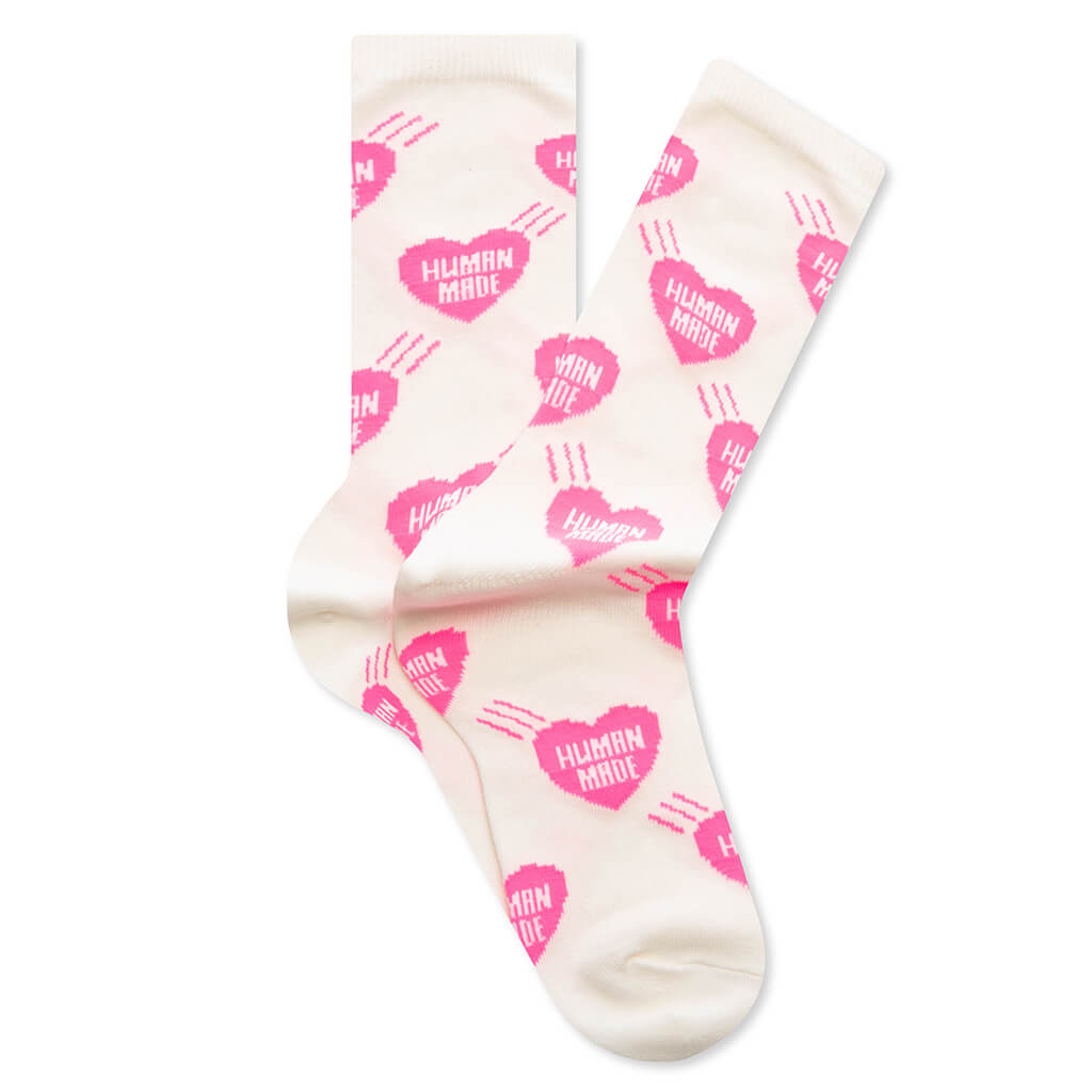 Heart Socks - Pink