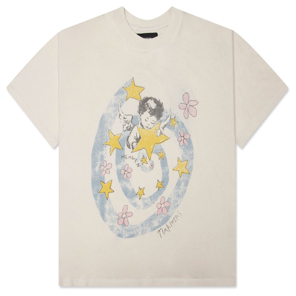 Heaven Boxy Tee - Egg White