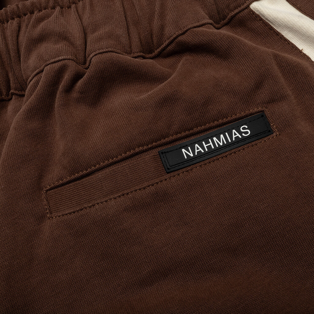 Heavy Cotton Track Pant - Brown