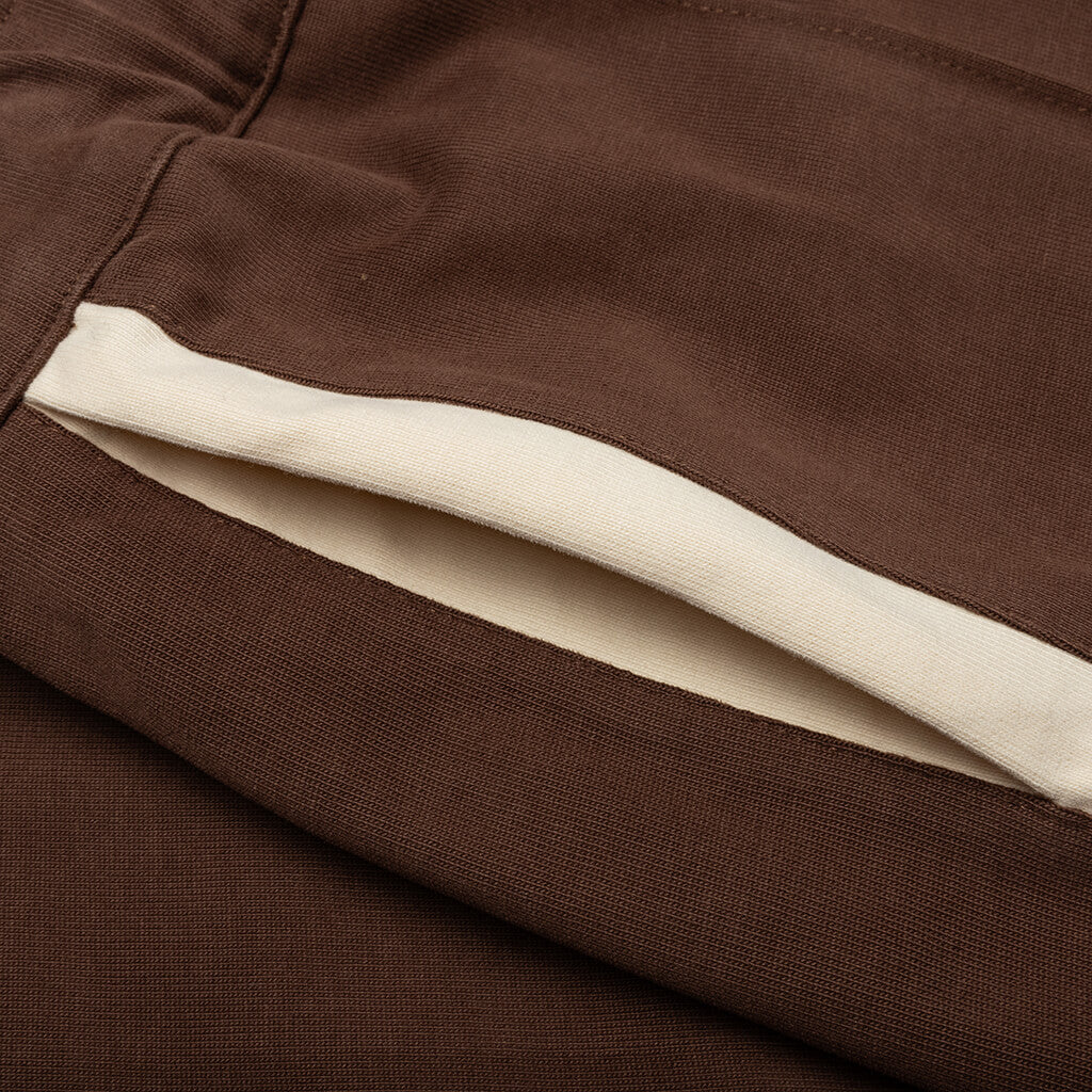 Heavy Cotton Track Pant - Brown