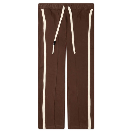 Heavy Cotton Track Pant - Brown
