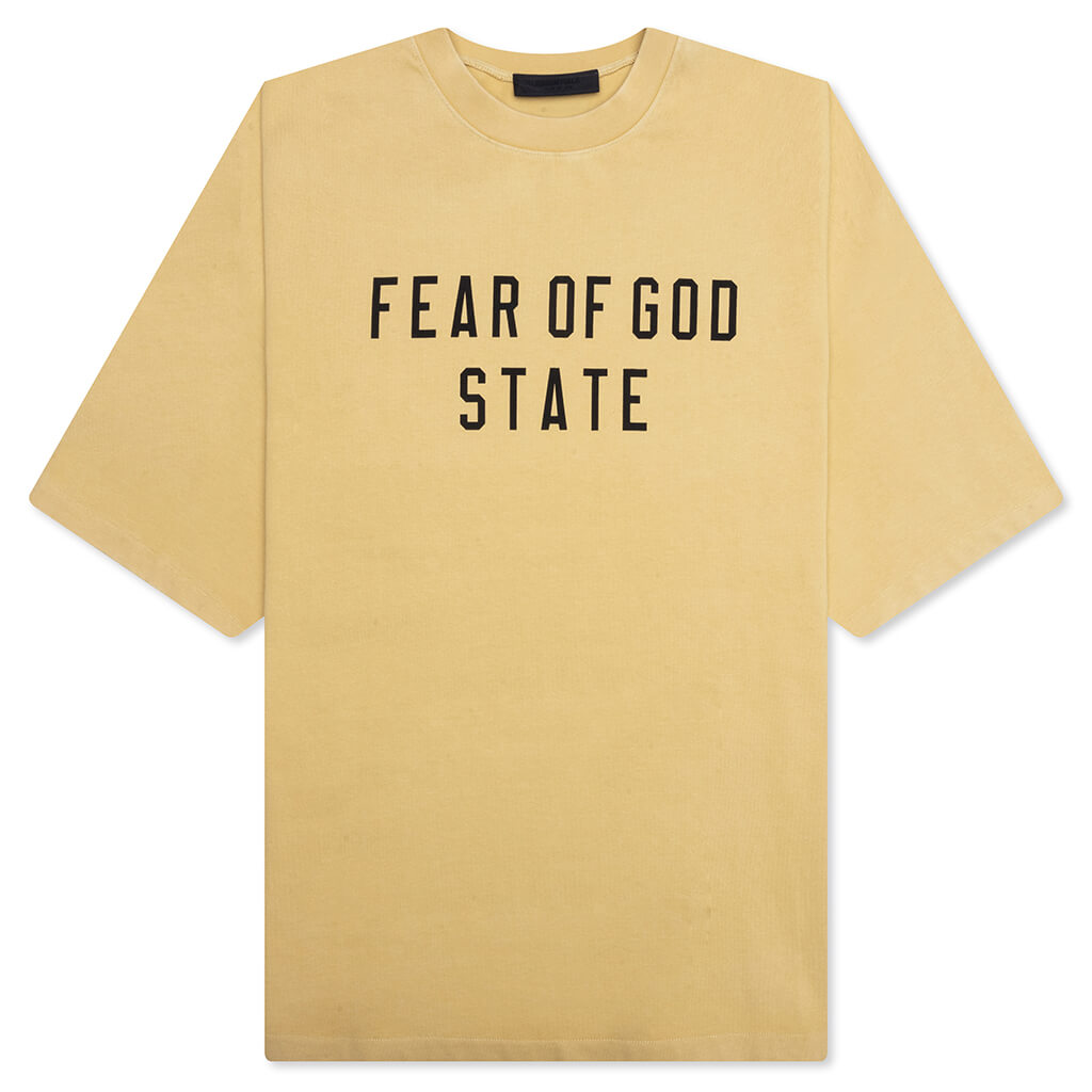 Heavy Crewneck Tee - Amber