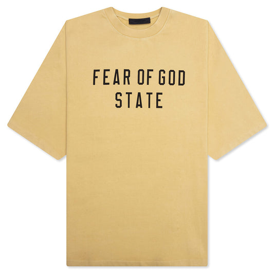 Heavy Crewneck Tee - Amber