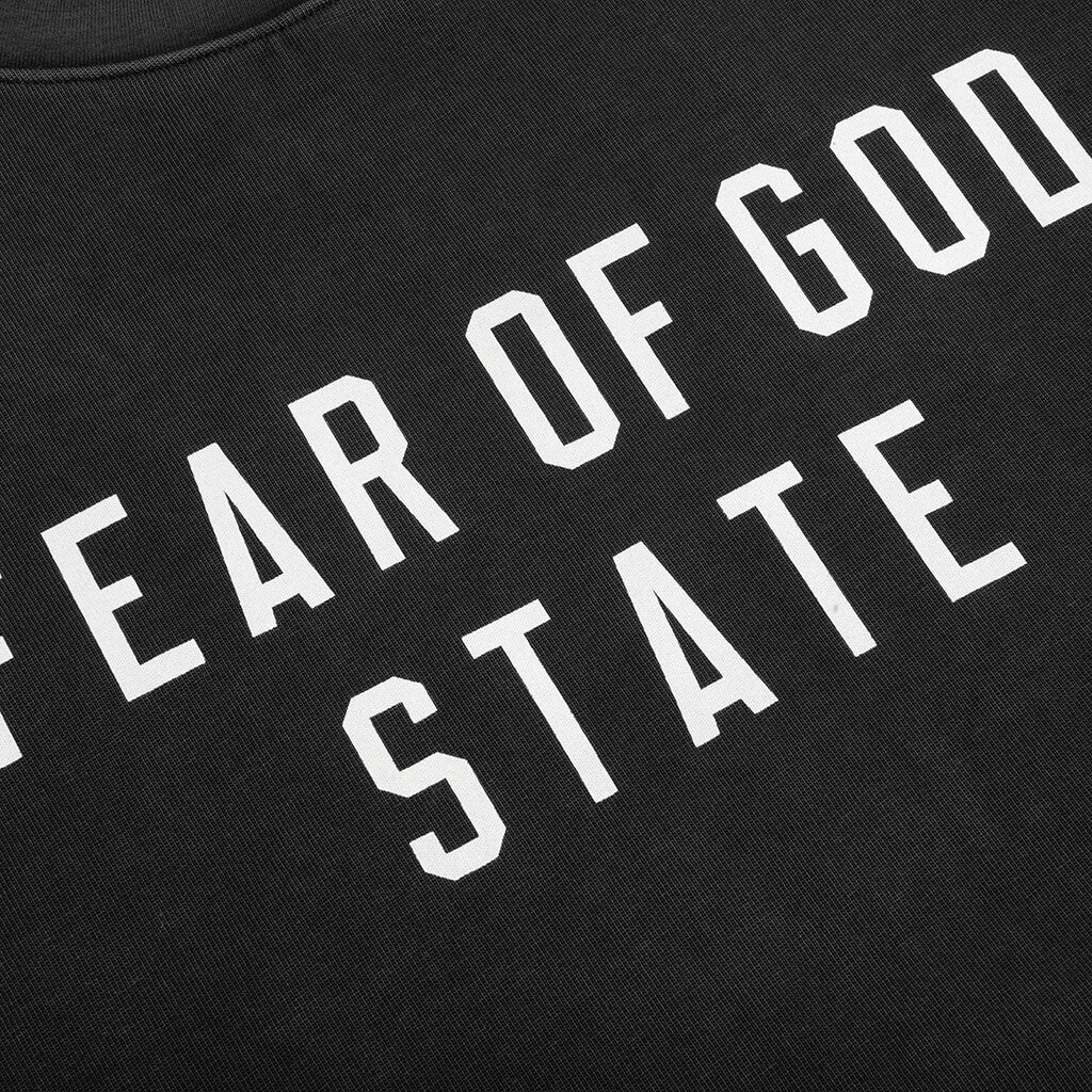 Heavy Crewneck Tee - Black