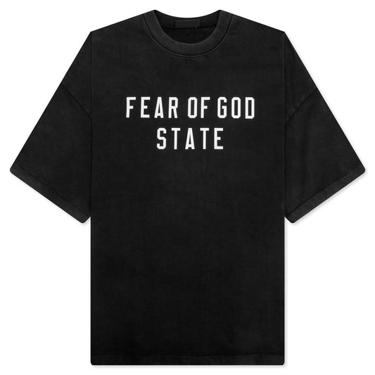 Heavy Crewneck Tee - Black