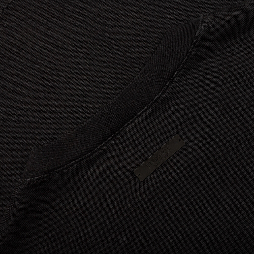 Heavy Crewneck Tee - Black