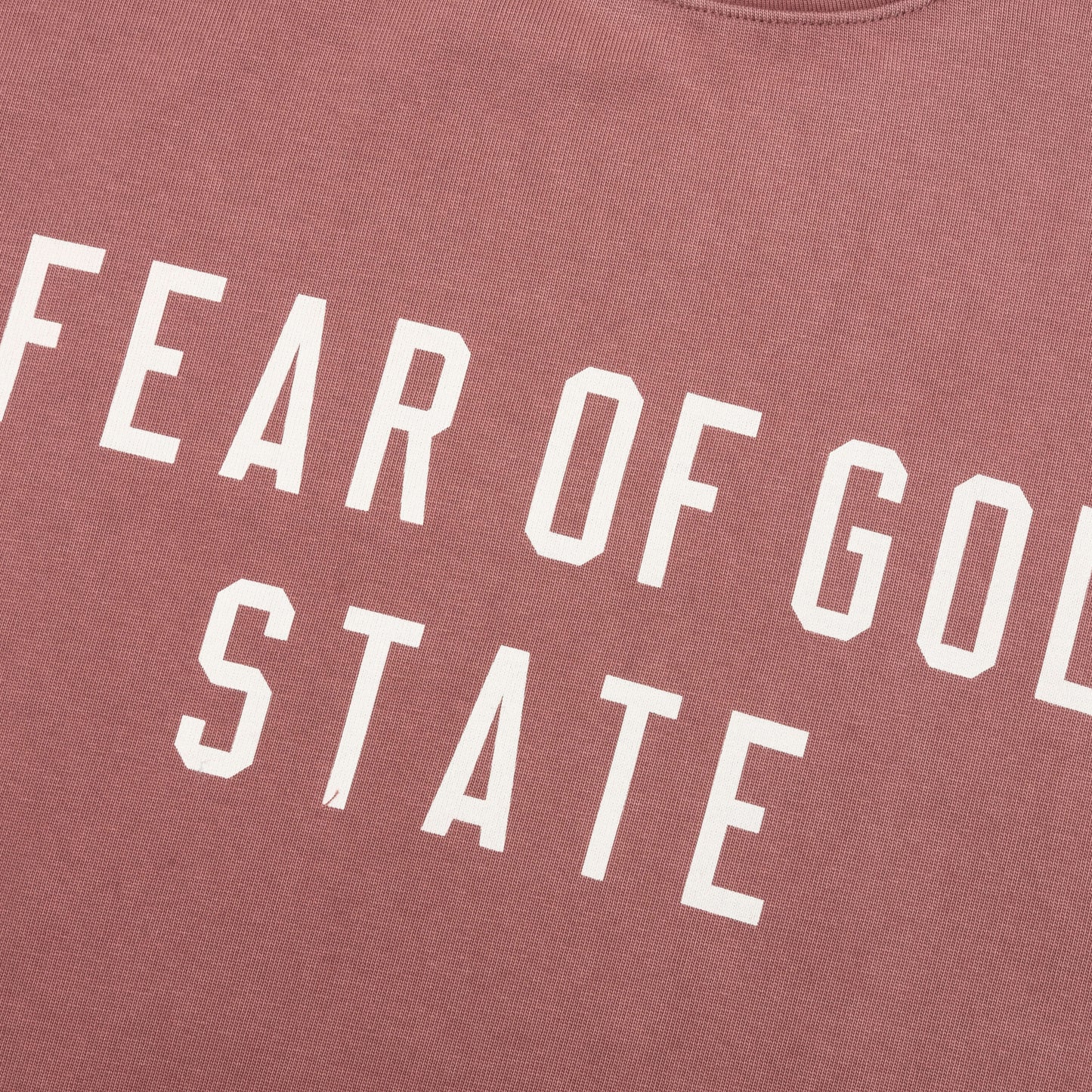 Heavy Crewneck Tee - Crimson
