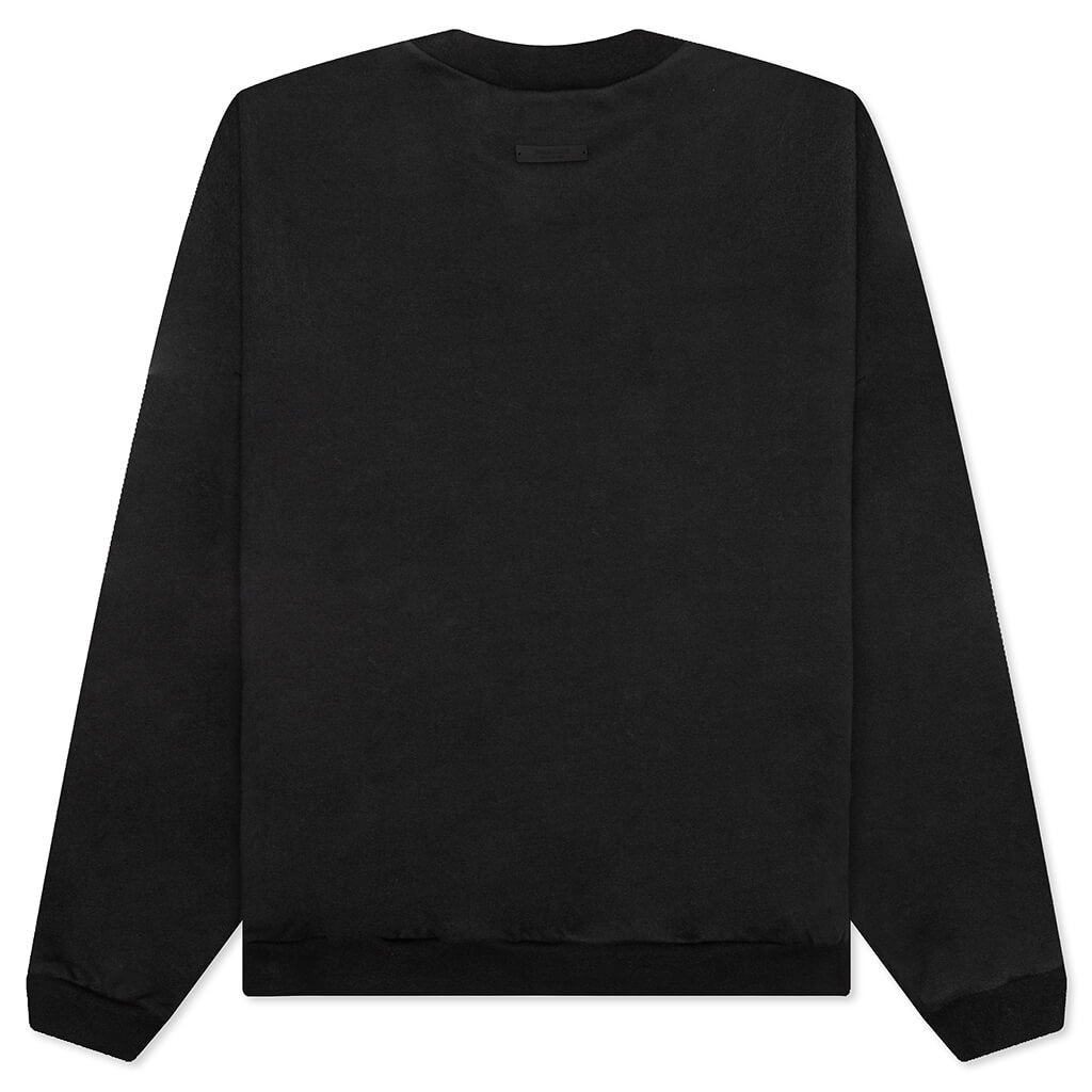 Heavy Fleece Crewneck - Black